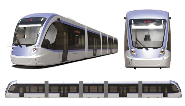 차량 외부 디자인(위례성 첫 도읍 삼은 백제의 온조왕이 입은 도포의 보라색, 우아함, 화려함 상징)