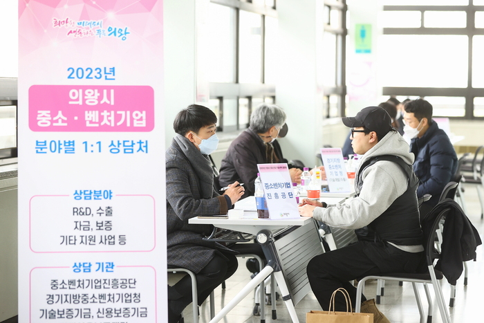 의왕시(시장 김성제)는 ‘2023년 의왕시 중소기업 주요시책 합동설명회’를 6일 시청 대회의실에서 개최했다.