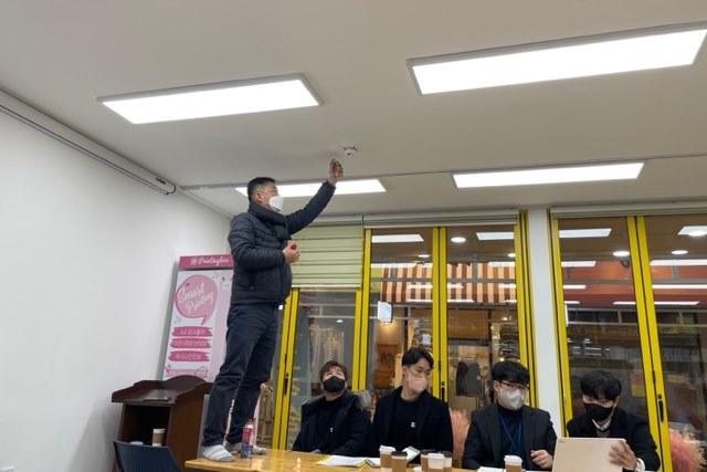 화재알림시설 작동시연 (참고사진 - 경기도 제공)