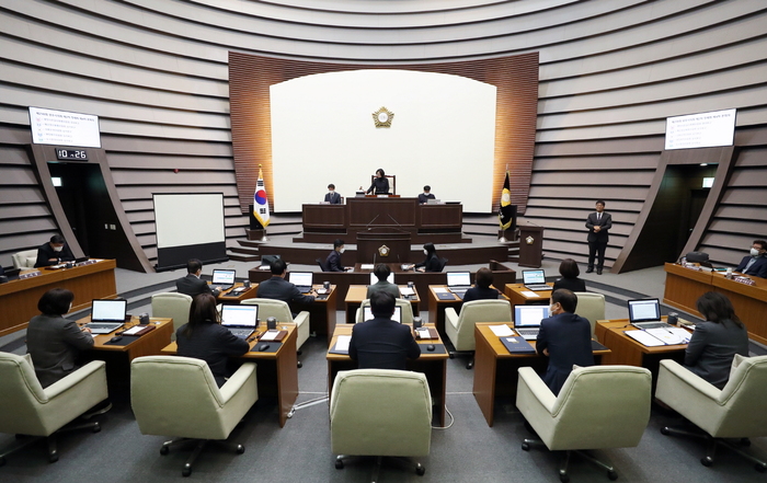 광주시의회 본회의장