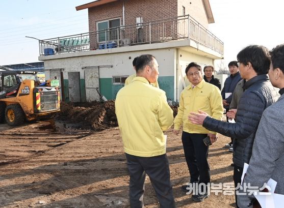 오후석 경기도 행정2부지사, 평택 폭설 피해현장 찾아 복구진행 상황 확인