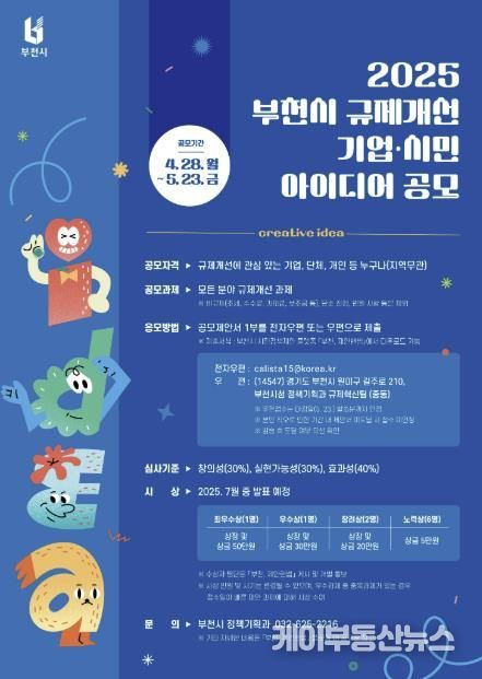 2025년 규제개선 기업·시민 아이디어 공모전 포스터