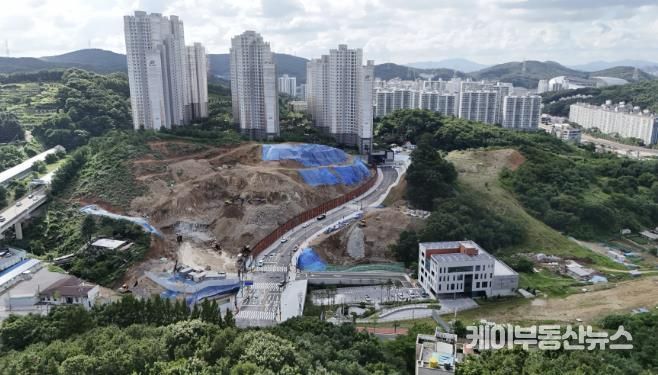 용인특례시에 있는 '삼가2지구 힐스테이트 용인포레 임대주택'의 모습