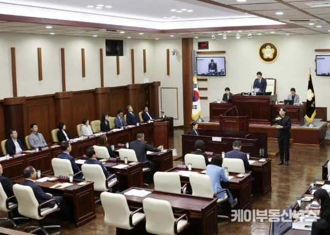 제295회 광명시의회 임시회 개회... 제9대 첫 출자‧출연기관 정산결과 보고