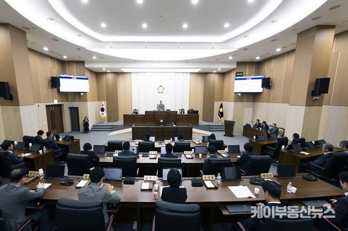 제261회 임시회 제2차 본회의 전경