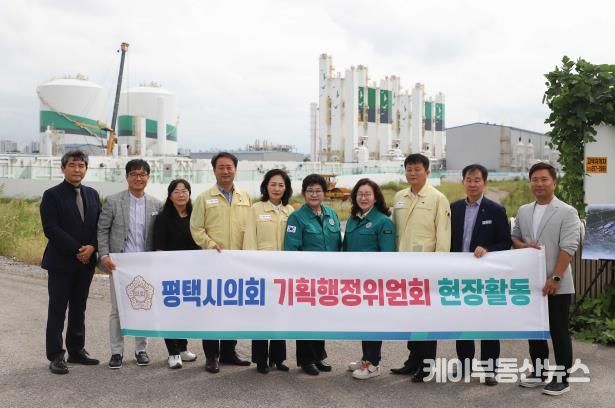 3일차 제1,2첨단복합산업단지 방문한 평택시의회 기획행정위원회