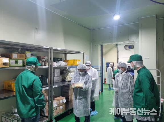 충남교육청, 충청남도청과 함께 시·군 학교급식지원센터 합동점검에 나서