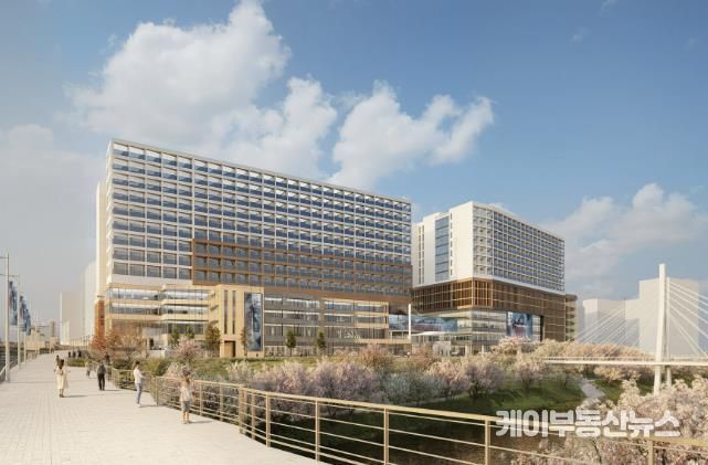 판교 봇들저류지 복합개발사업 조감도