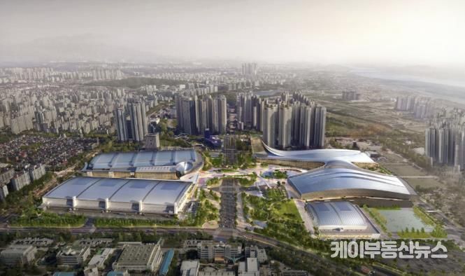 킨텍스 제1, 2, 3전시장 조감도