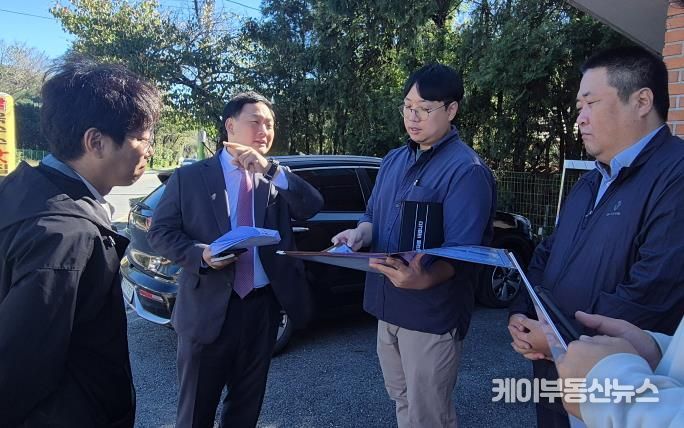 경기도의회 고준호 의원, '파주시 광탄면 기산2리·영장1리 보행환경 개선사업' 특조금 확보 이어 현장 점검