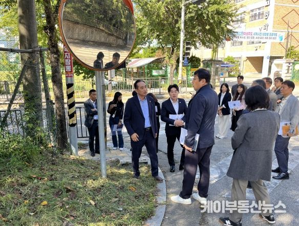 청학고 학생 안전을 위한 통학로 정비 간담회