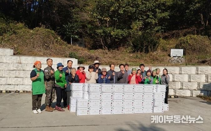 파주시 법원읍 새마을부녀회, 관내 취약계층에 사랑의 김장김치 나눔