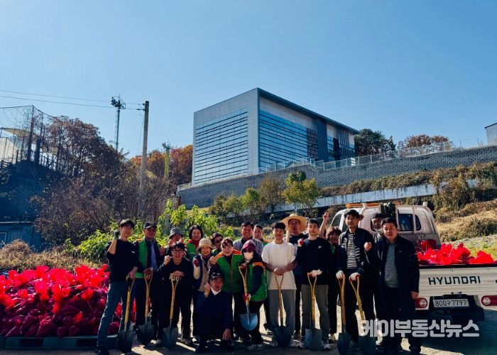 남양주시 진접읍 자율방재단, 겨울철 설해 대비 총력… 모래주머니 2,000포 제작