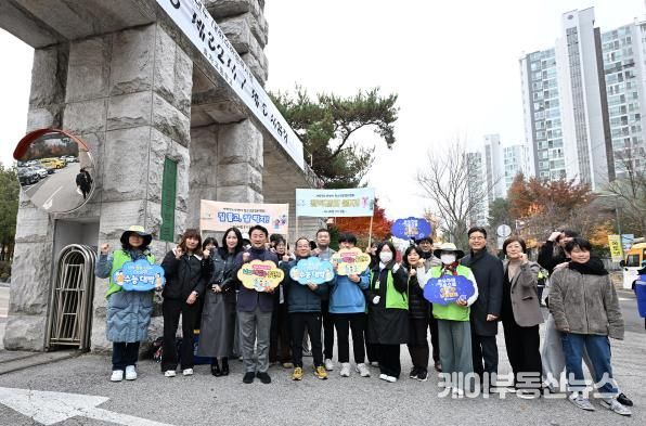 의정부시, 김동근 시장 수능 현장 찾아 수험생 격려