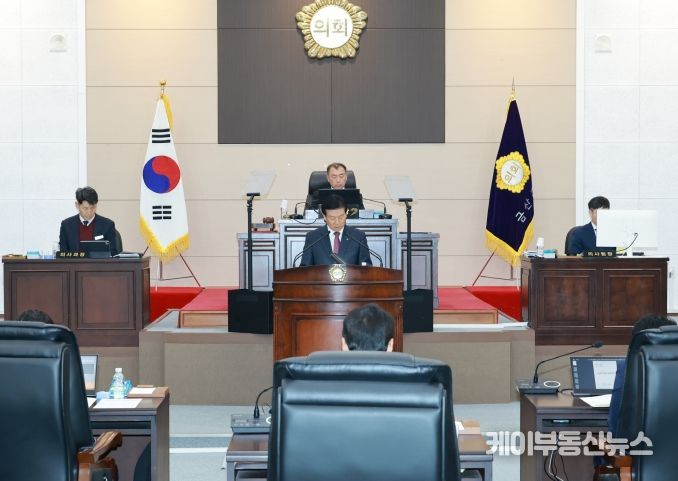 박범인 군수는 시정연설