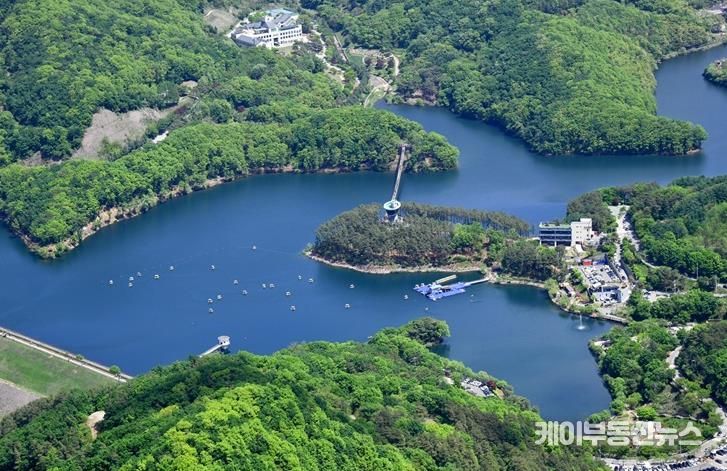 마장호수 전경사진