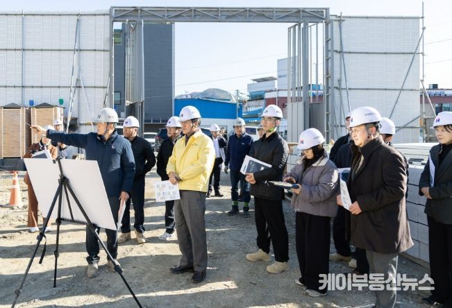 김돈곤 청양군수, 하반기 핵심 사업 현장 점검