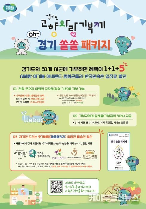 경기도고향사랑기부제 경기쏠쏠패키지