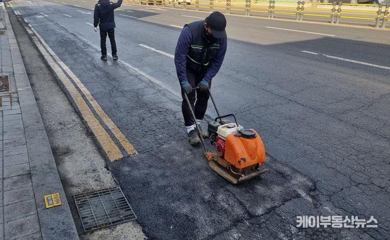 의정부시, ‘도로 위 지뢰’ 포트홀 집중 정비