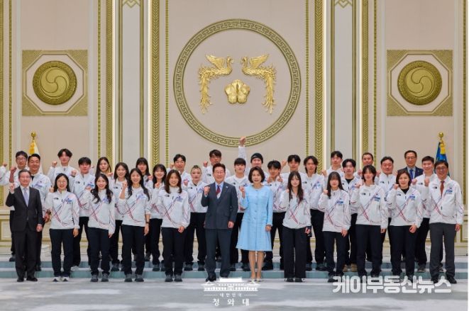 동계올림픽 선수단 격려 오찬(청와대)