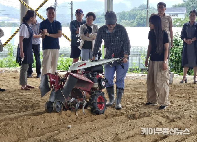 2025년 농기계 실습 교육 모습