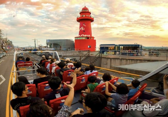 시흥시티투어 2층 버스 운행 현장