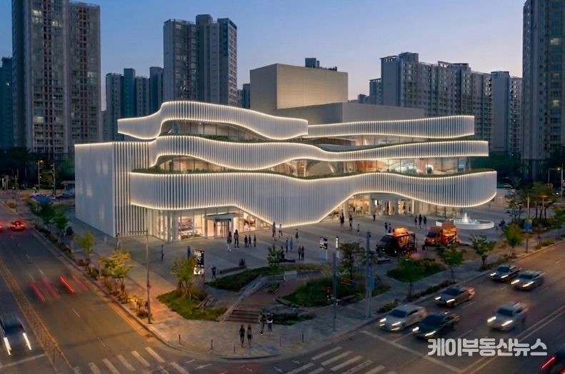 운정중앙역 문화공연 콤플렉스 조감도(대표)