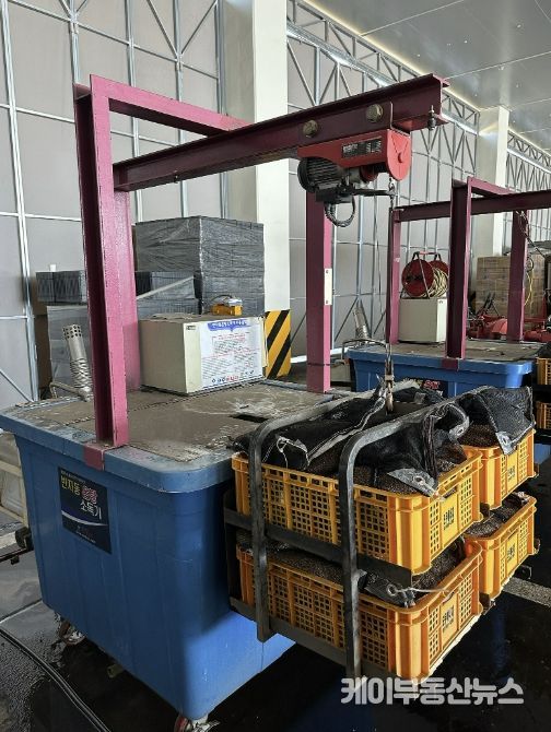 벼 종자 소독 현장